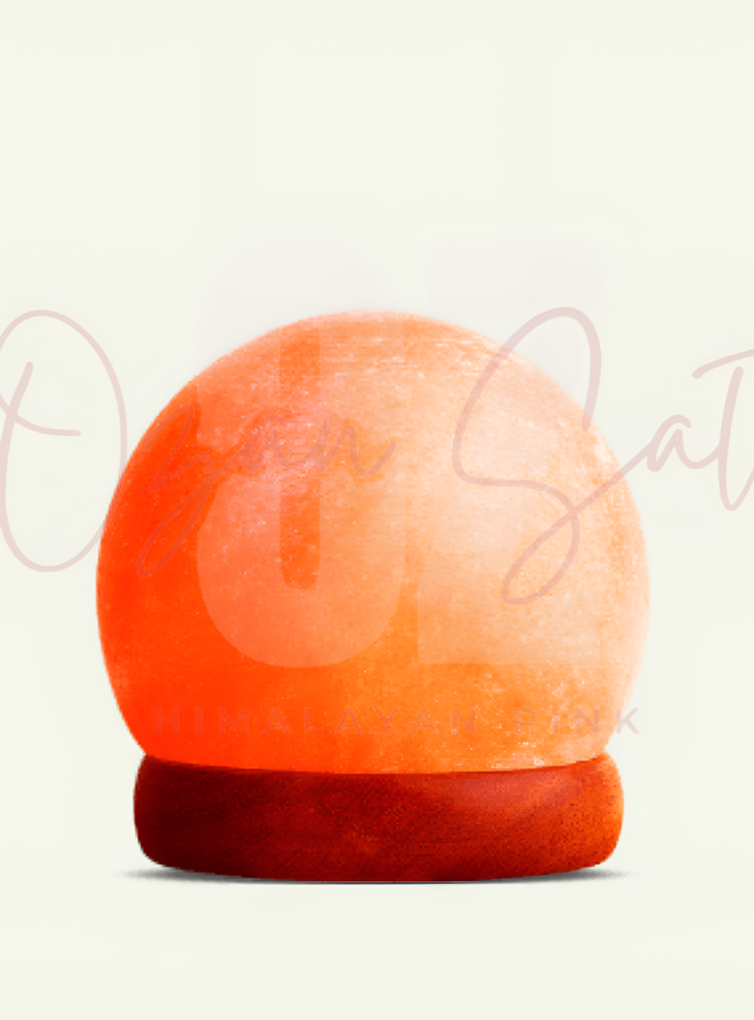 Himalayan pink salt ball USB lamp