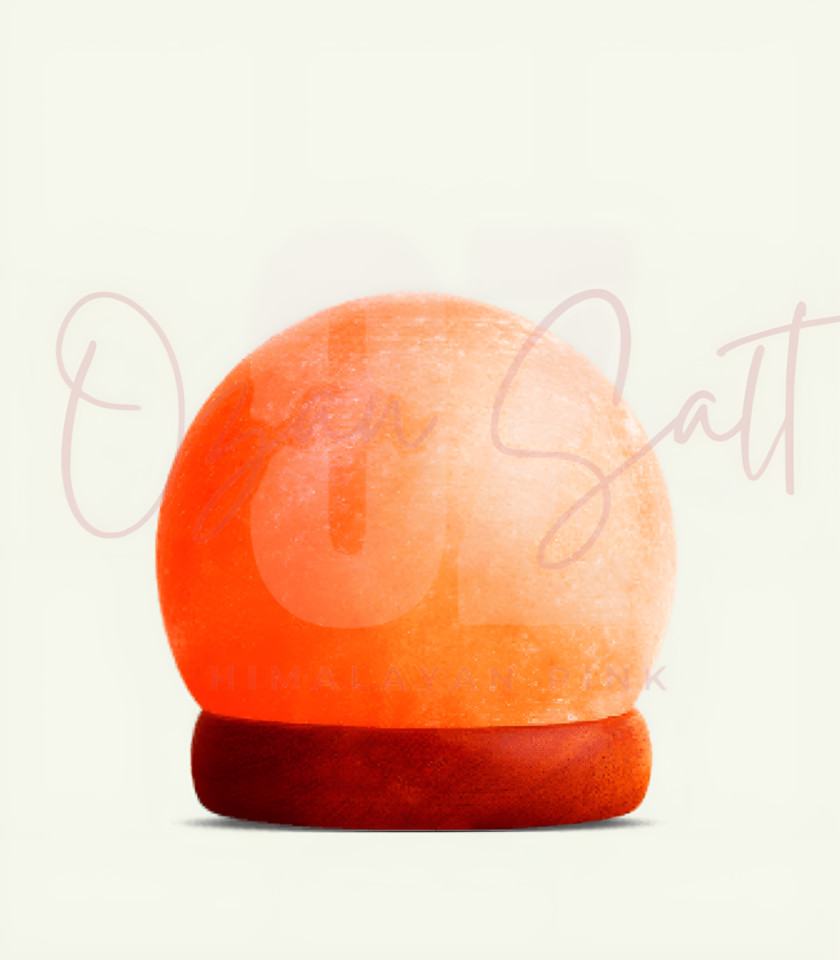 Himalayan pink salt ball USB lamp