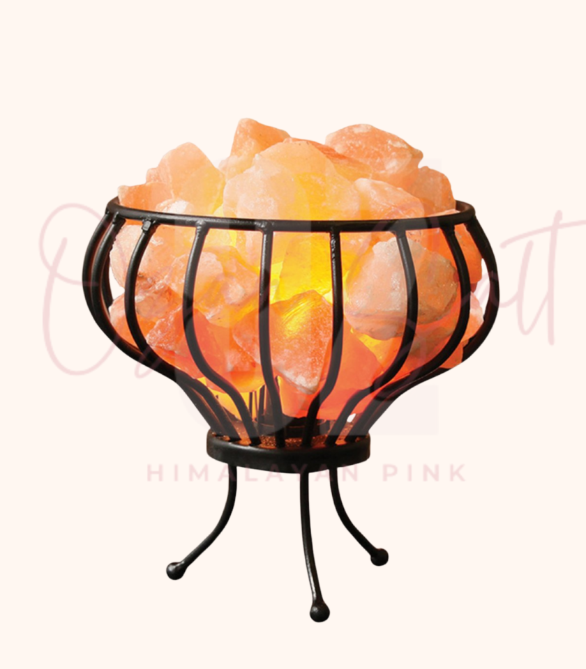 Melon shape iron basket